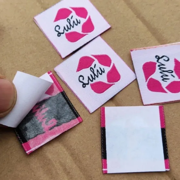 1000 Pcs Custom Self Adhesive Clothing Labels - Personalized Text Logo for Clothing and Apparel - Handmade Fabric Labels - Cloth Garment Tag