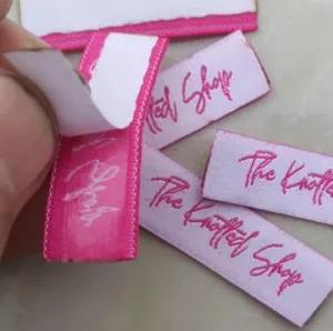 1000 Pcs Custom Self Adhesive Clothing Labels - Personalized Text Logo for Clothing and Apparel - Handmade Fabric Labels - Cloth Garment Tag