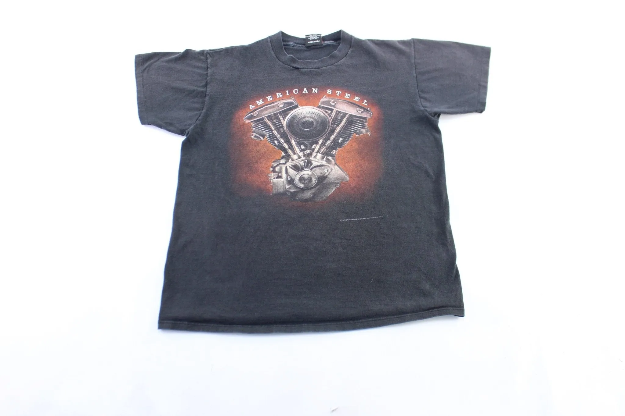 1993 Harley Davidson Motorcycles 3D Emblem Santa Barbara, California T-Shirt