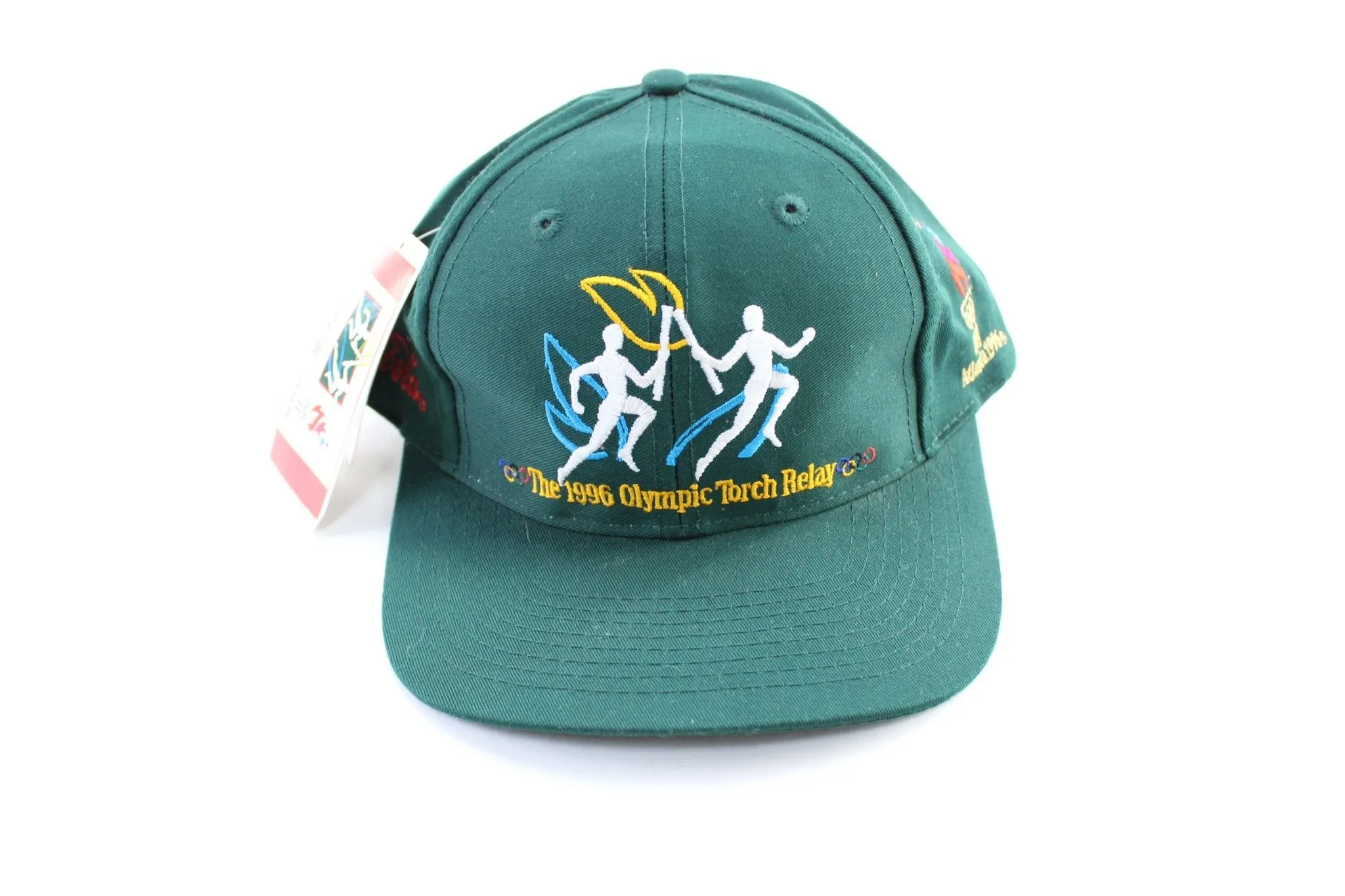 1996 Olympic Torch Relay Embroidered SnapBack Hat