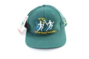 1996 Olympic Torch Relay Embroidered SnapBack Hat