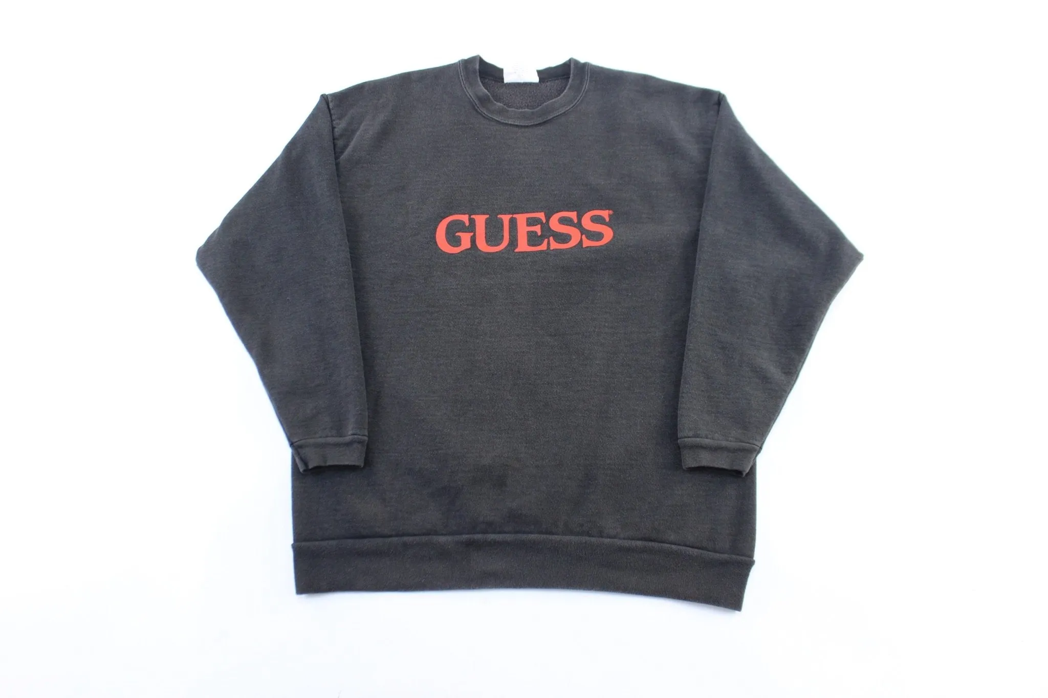 90's Guess Logo Black Sweatshirt