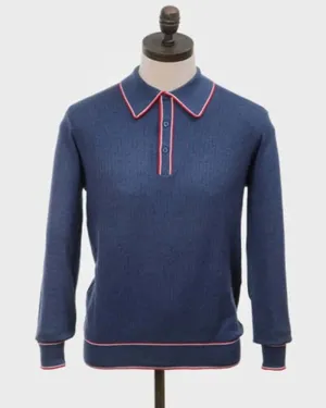 Art Gallery Clothing ISLEY Polo Mid Blue