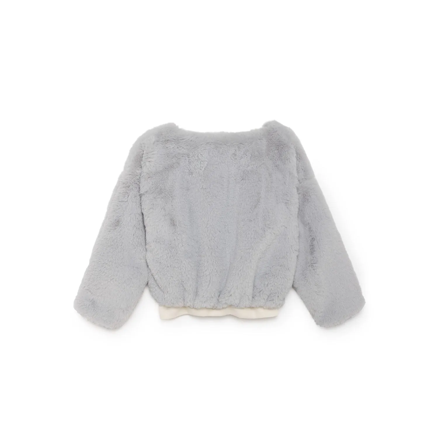 Bobo Choses Sweatshirt Happy Sad Faux Fur