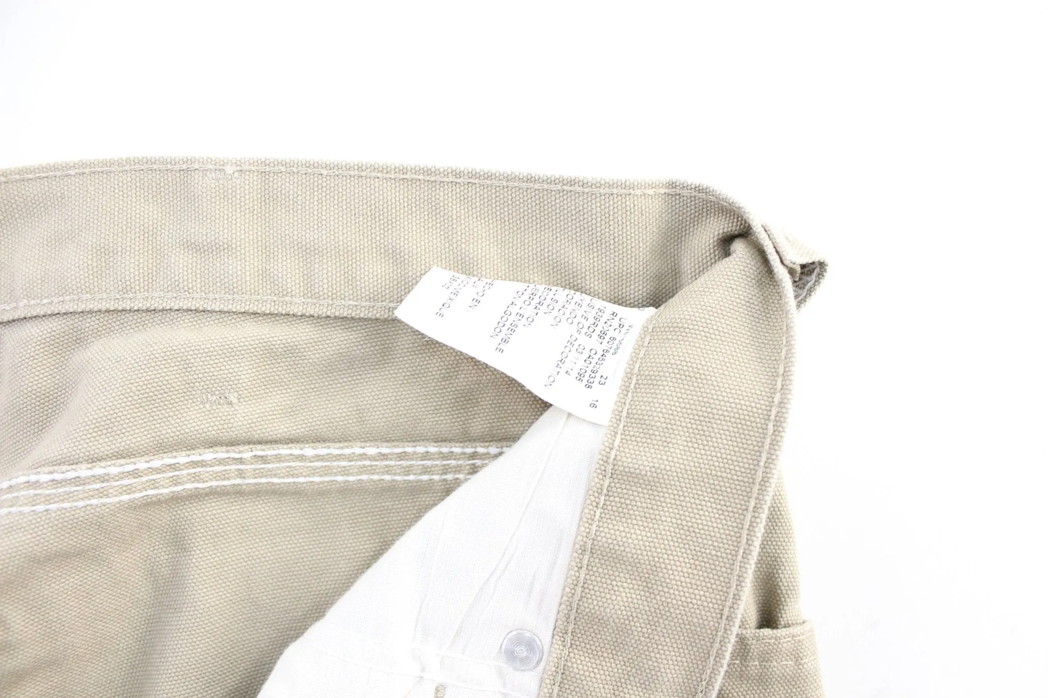 Dickie's Logo Patch Light Beige Carpenter Pants