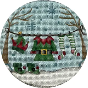 Elf Clothing Line Canvas
