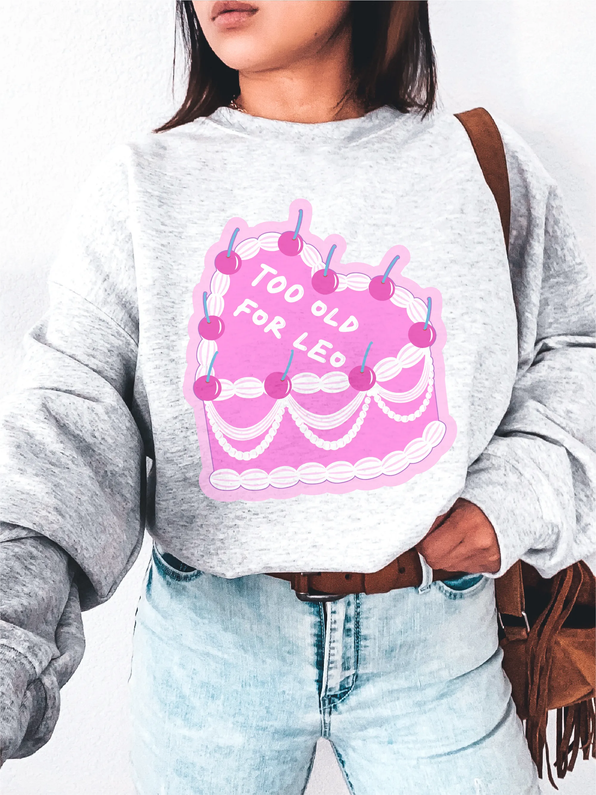 Too Old For Leo Cake