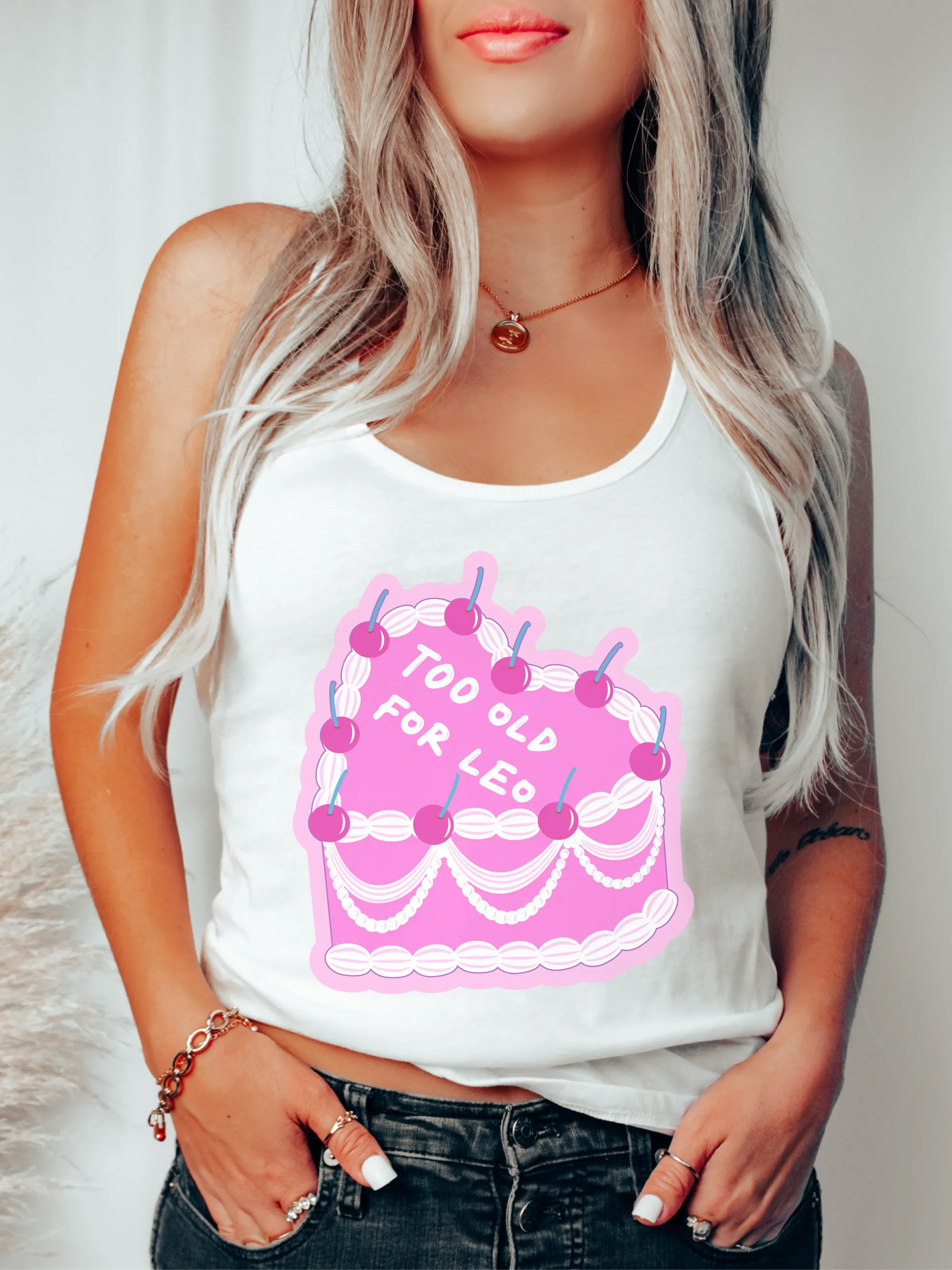 Too Old For Leo Cake