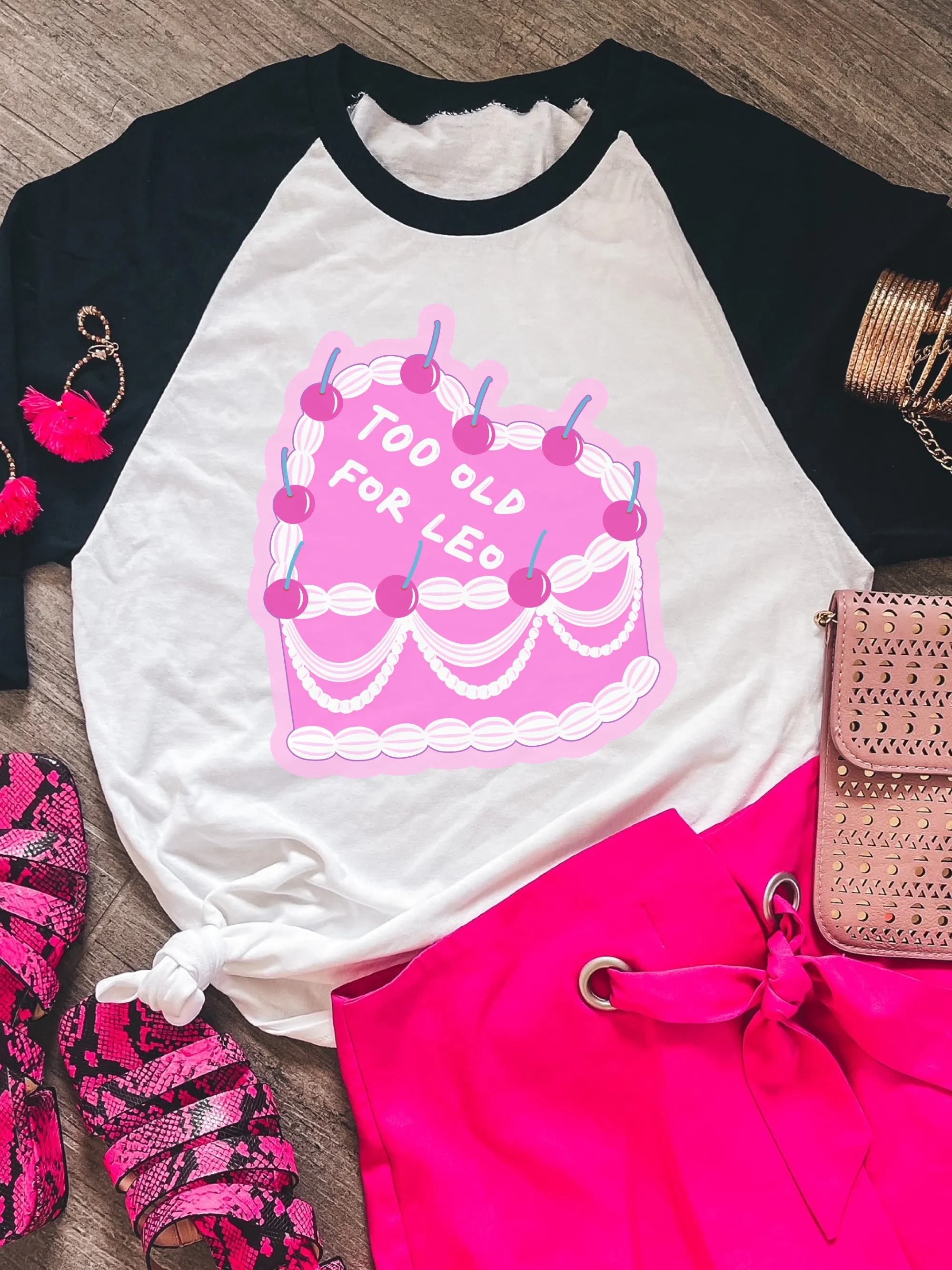 Too Old For Leo Cake